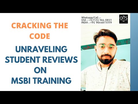 Cracking the Code: Unraveling Student Reviews on MSBI Training!     #studentfeedback   #msbitraining