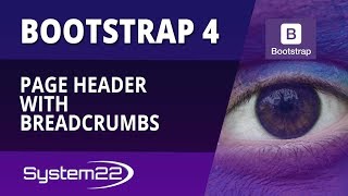 Bootstrap 4 Basics Page Header With Breadcrumbs