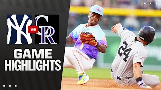 ヤンキース対ロッキーズ戦ハイライト（5/23/25）| MLBハイライト