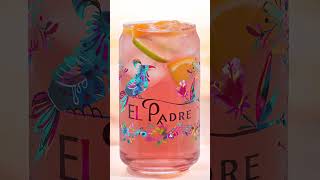 Sip in Style with This Vibrant Tropical Glass! 🍹 #ElPadre #TropicalVibes