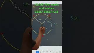 Equivalent resistance | | current electricity | | physics for class 10 | | circuit solution | | math