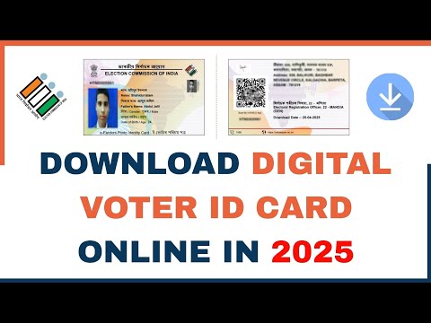 How to download digital VOTER ID CARD Online in 2025 - assam  || @ShahidKalgachia
