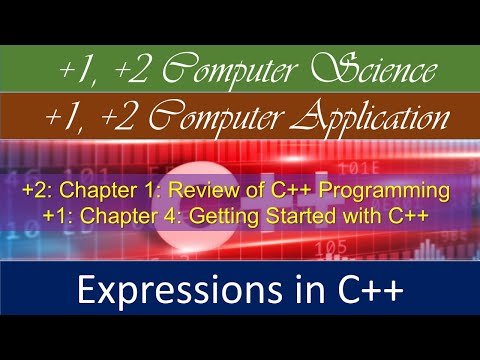 Expressions in C++: (+2) Review of C++ Programming, (+1) Getting Started with C++)