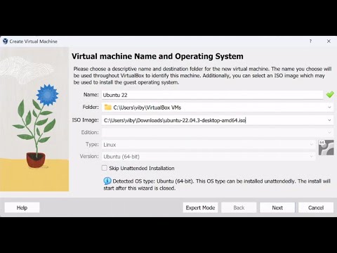 Setup VirtualBox and Install Ubuntu 22.04