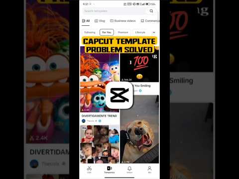 How To Fix Capcut Template Not Showing Problem #capcut #capcuttemplate