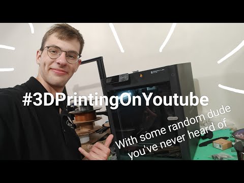 #3DPrintingOnYoutube Q&A | w/ some random guy you've never seen