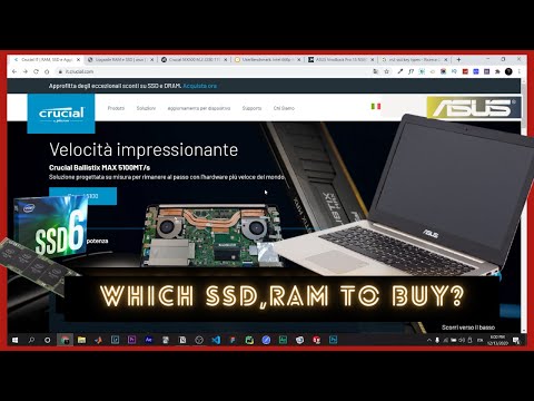 Asus n580vd Vivobook Pro 15: How to Chose a RAM and SSD for UPGRADE