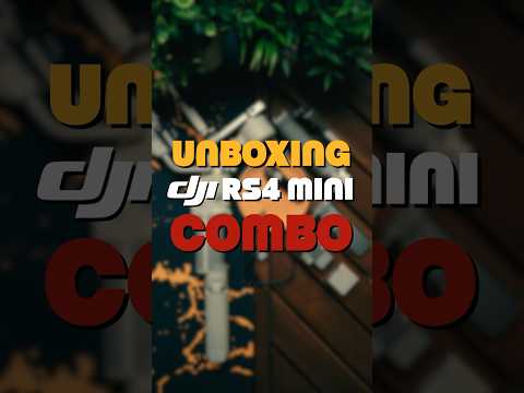 Unboxing the DJI RS4 Mini Combo! 💥 #djirs4mini