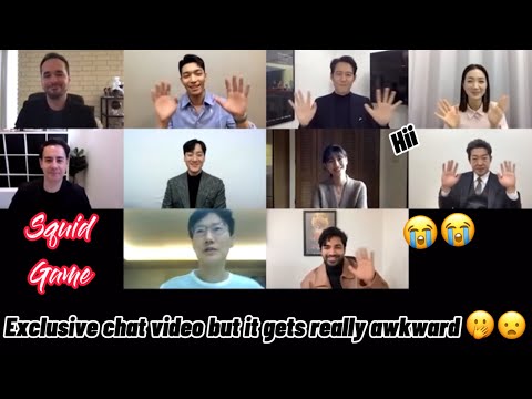 Squid Game cast exclusive chat video but it gets really awkward 😬