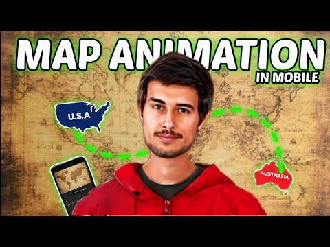 CREATE Map Animation Like DHRUV RATHEE In 2 MINUTES (EASY)