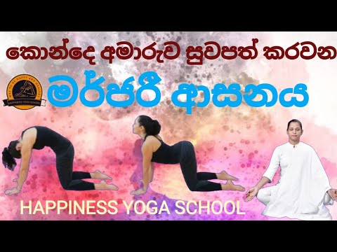 කොන්දෙ අමාරුව සුවපත් කරවන විශ්මිත මර්ජරීආසනය🕉🇱🇰 |back pain releife |marjari asana