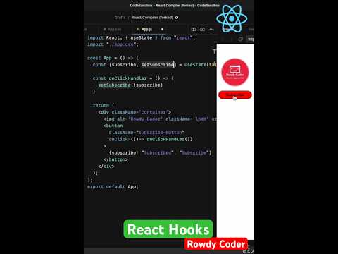(Q-36) Important react hooks || useState #interview #react #reacthooks #reactjs #frontend