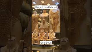Biggest Gold Market in the world #goldsouq #gold #dubai #goldmarket #insidedubai #uae #art #viral