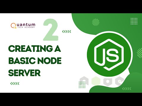 2. Creating a basic node server | Understanding the core concepts behind a server
