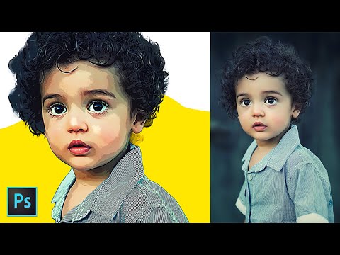 How to Turn Photos into Cartoon Effect   Photoshop Tutorial