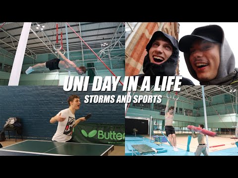 DAY IN A LIFE OF A LOUGHBOROUGH UNI STUDENT - Storms and Sports