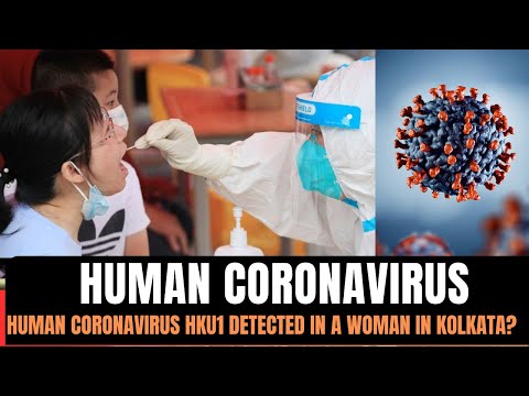 What is the human coronavirus HKU1 detected in a woman in Kolkata?