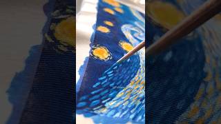Painting Old T-shirt 🌌 😱 #shorts