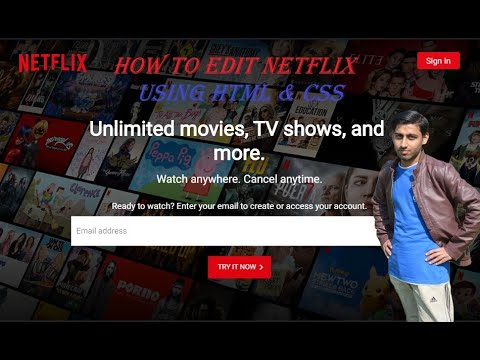 How to Edit Website Like NETFLIX || Videos Website || NETFLIX website