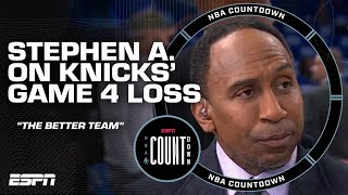 Stephen A.: The Pacers are a BETTER TEAM than the Knicks from TOP TO BOTTOM | NBA Countdown