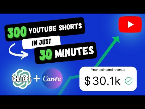 Creating 300 YouTube Shorts in 30 Minutes: Tips and Tricks for Faceless Channels