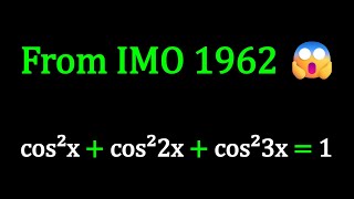The Hidden Symmetry in Cosines
