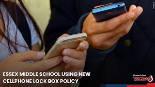 Essex Middle School using new phone lock box policy