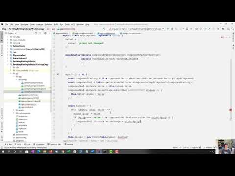 Binding from the Parent to the Child with a Proxy (Property Binding in TypeScript Part 7)