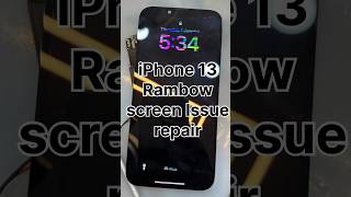 "iPhone 13 Rainbow Screen Issue After Update SOLVED  |  iExpert team #greenscreen