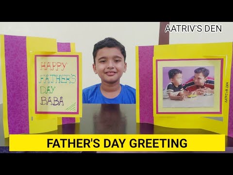 Best Father's day greeting card : Origami : Aatriv's Den