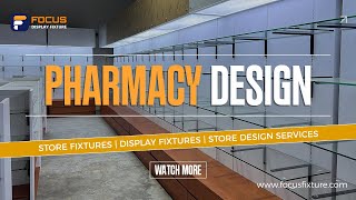 Pharmacy Design Perfection: Sleek Glass Displays #RetailSolutions #CustomCabinets #focusdesign