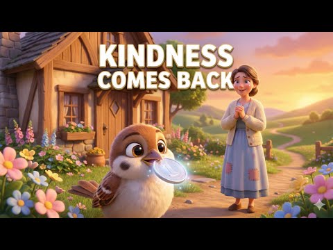 The Lost Coin & the Caring Sparrow 🐦💖 | A Heartwarming Moral Story for Kids