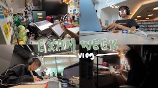 FINALS WEEK WITH ME 🧟‍♀️😰 a study vlog | peak of the year 3 storm ⛈️ 