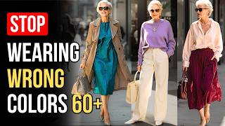 15 Secret Color Combos That Instantly Make Women Over 60 Look Expensive | Women Over 60 Fashion