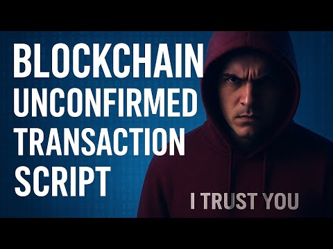 How To Bitcoin Unconfirmed Transaction Script || New Blockchain Unconfirmed Transaction #blockchain