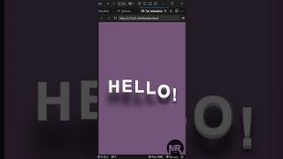Hello! Text Animation Using HTML & CSS - Easy Tutorial