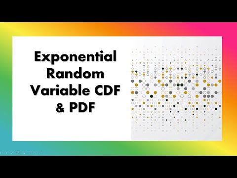 Exponential Random Variable | PDF and CDF Explained | Probability & Statistics