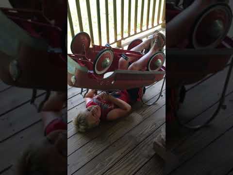 Flipped Firetruck Doing Wheely