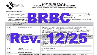 NEW California Buyer Representation Form BRBC (C.A.R.) — Dec, 2025 Update | FullTutorial (2026)