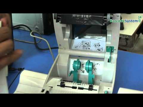 Steps to change roll in zebra thermal printer