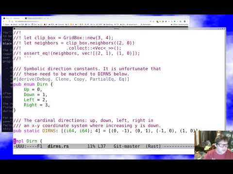 Live Programming: Advent of Code 2019 Day 11 in Rust