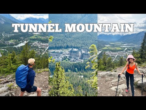 Views from Hiking Tunnel Mountain Summit in Banff National Park 2025