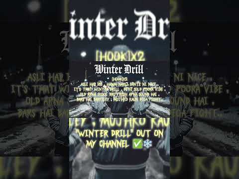 "WINTER DRILL" Out Now !! 🤍❄️✅ #rap #music #dhh #hiphop #shorts #ai