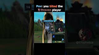 The Draven Mentality is Something Else #leagueoflegends #leagueoflegendsmemes #lolmemes #gaming