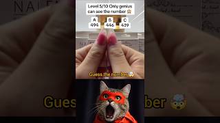Nobody Can guess Number 🤠! #cutecat #cat #usa_tiktok #tiktok #funny #catworld #numbers
