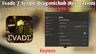 Evade | Script. Dragonichub (Recreation) Esp, Autorespawn, Fast revive