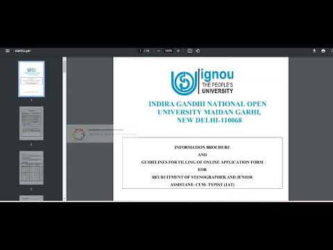 IGNOU Junior Assistant & Stenographer Recruitment 2023 | New Vacancy | Full Details | how fill form