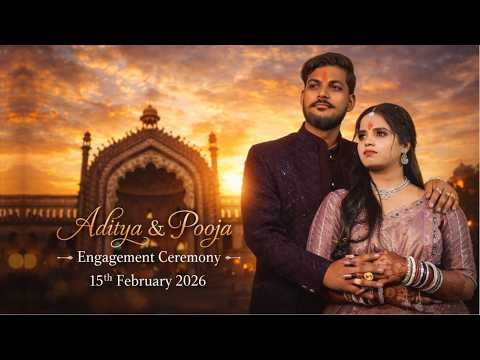 Aditya & Pooja❤️Traditional Engagement Full Video | Think Beyond Studio