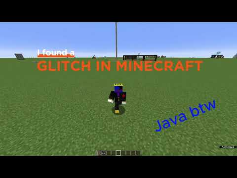 I found a Glitch in minecraft!
