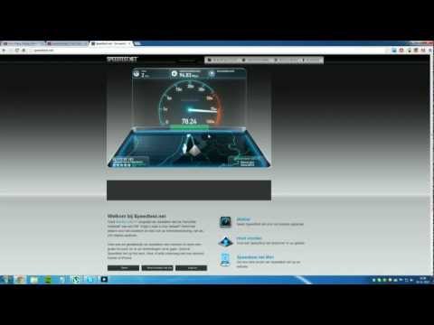 Speedtest.net internet speed test